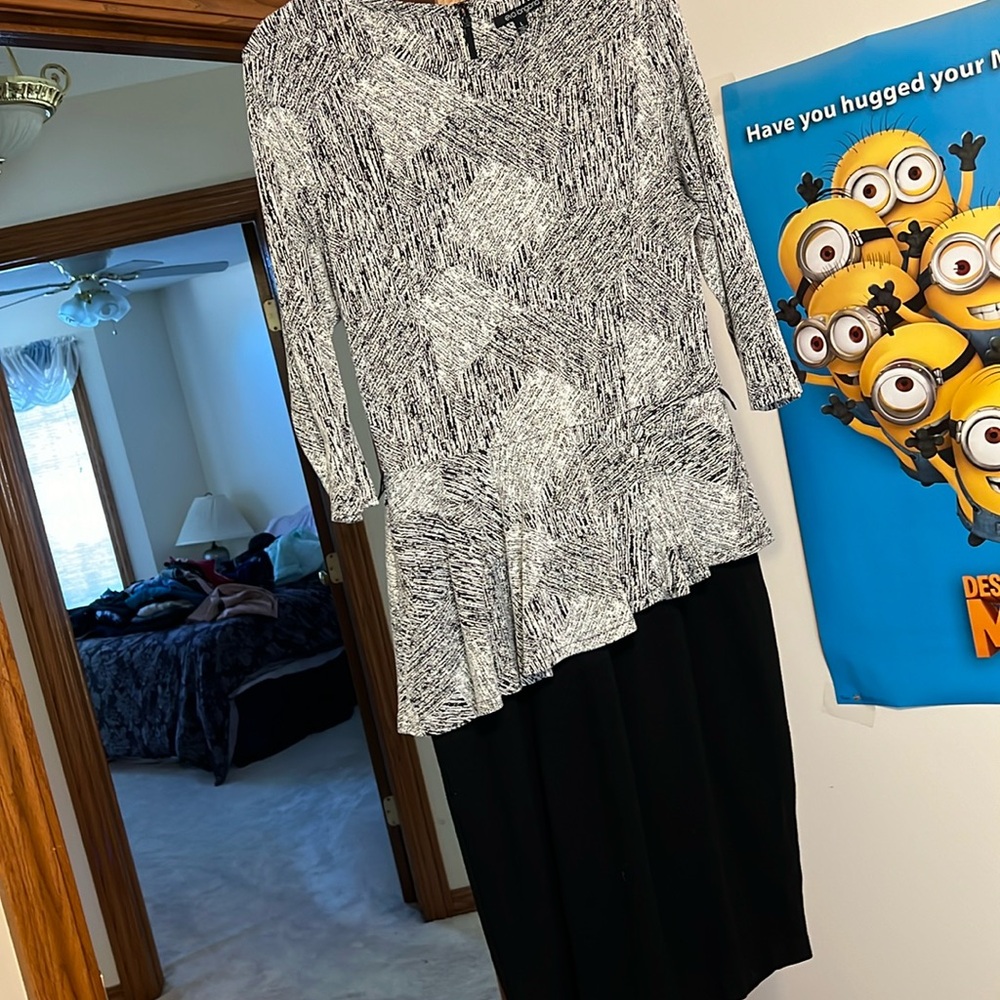 Work peplum dress